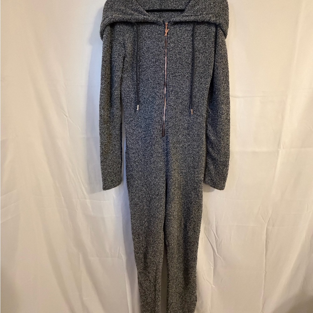 YITTY Gray Hooded Jumpsuit